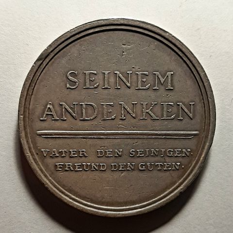 1 талер медаль 1810 Германия RARE Саксония UNC Редкость Серебро 39 мм
