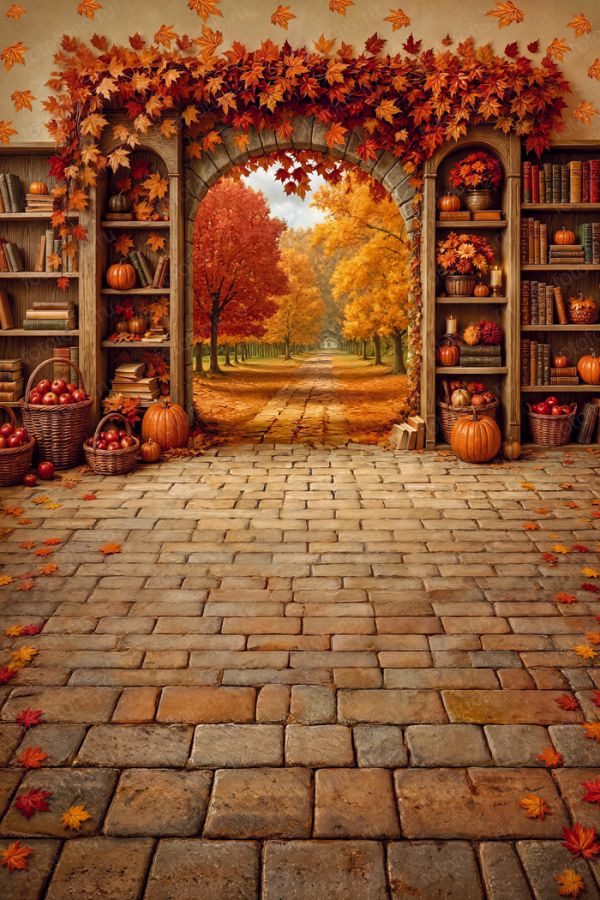 Фон стена "Autumn wall №44"