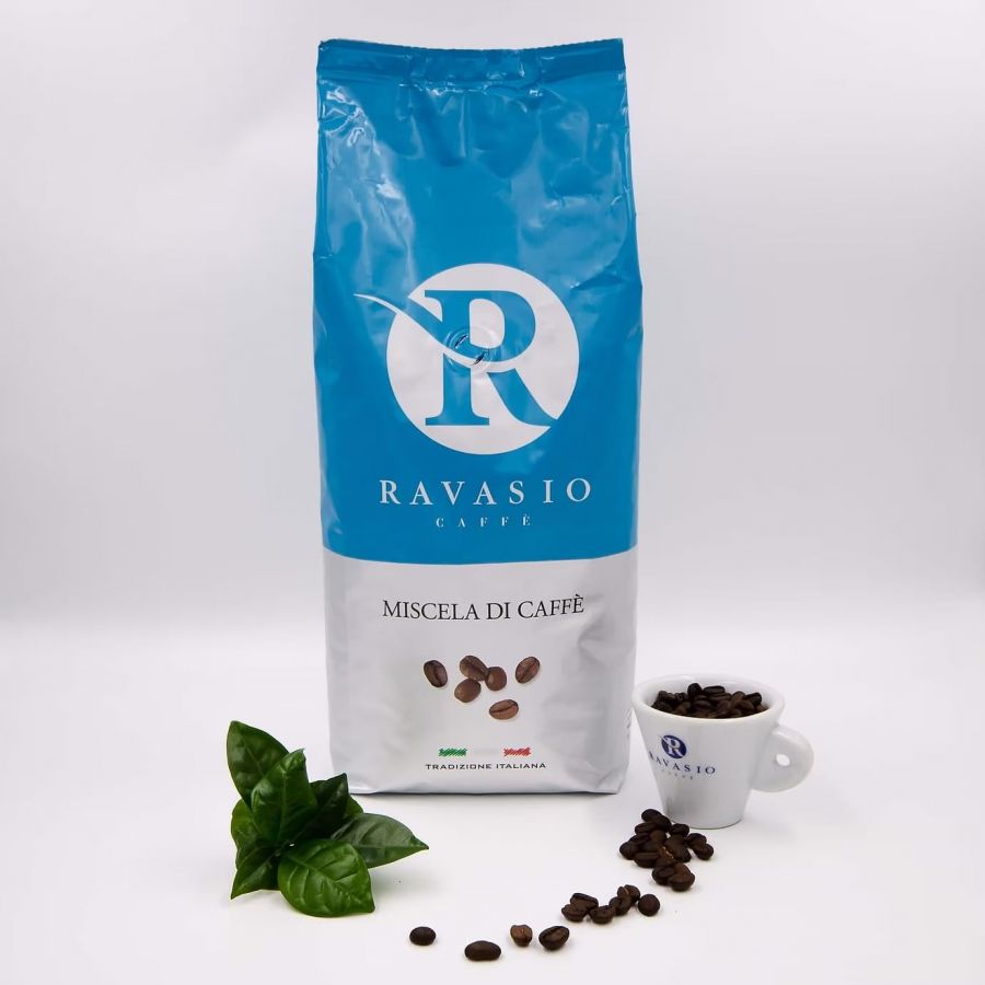 Кофе зерновой обжаренный Адзурро 1000 г, Caffe Ravasio Azzurro 1000 gr