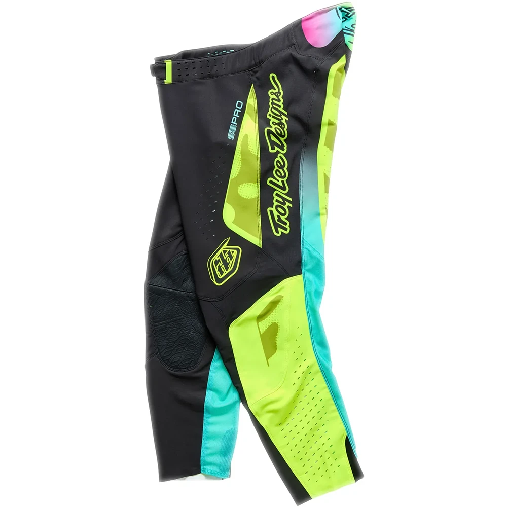 Troy Lee Designs SE Pro Myth Black / Flo Yellow штаны для мотокросса