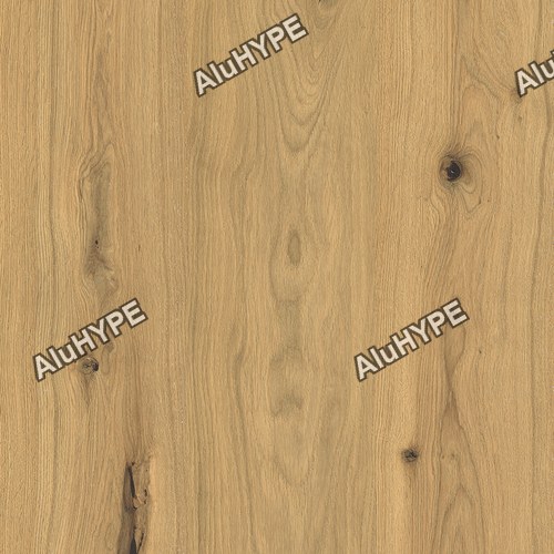 Алюминий рулонной окраски для фасада 1,5х1500х4000 покрытие PlastCover цвет 1433 Дуб Фьорд AluHype