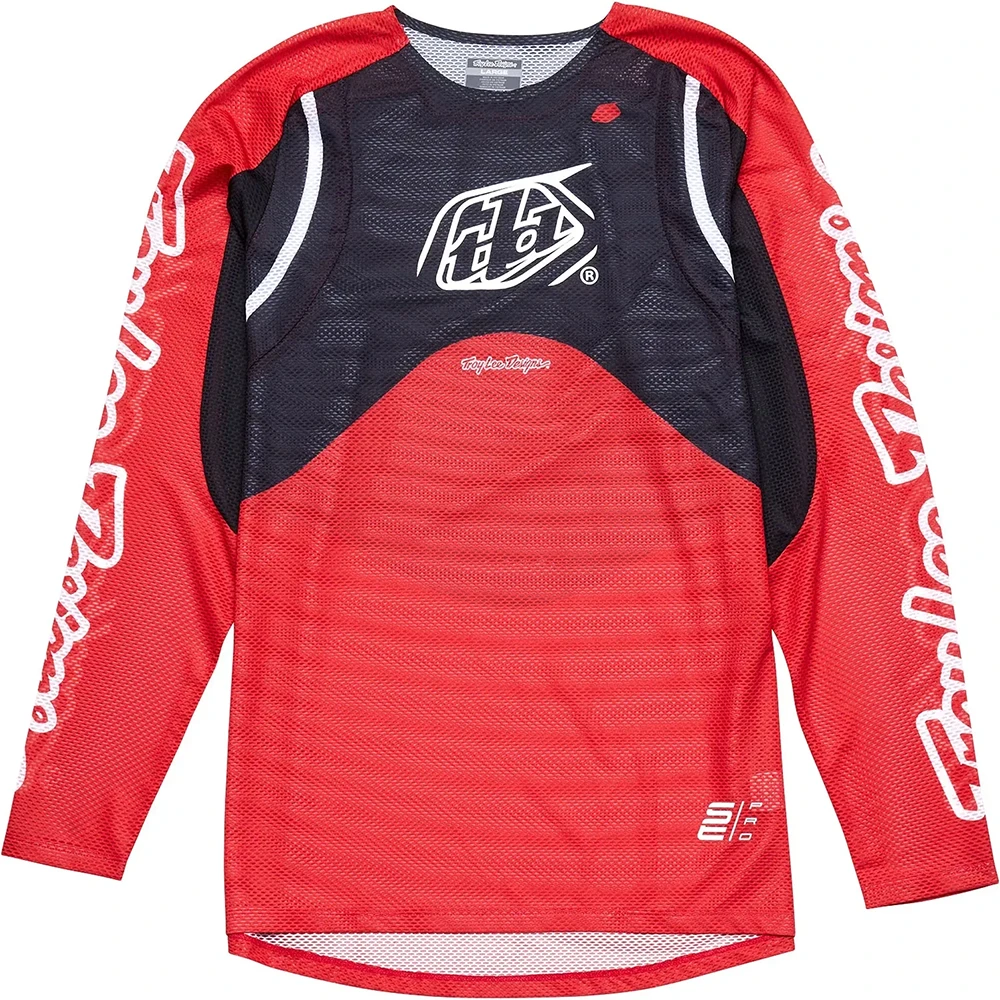 Troy Lee Designs SE Pro Air Pinned Red джерси для мотокросса