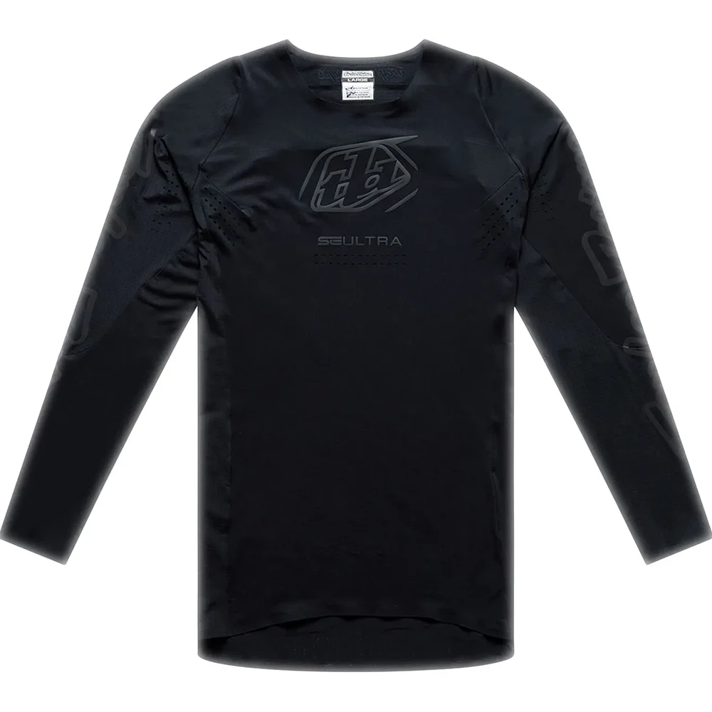 Troy Lee Designs SE Ultra Mono Black/Black джерси для мотокросса