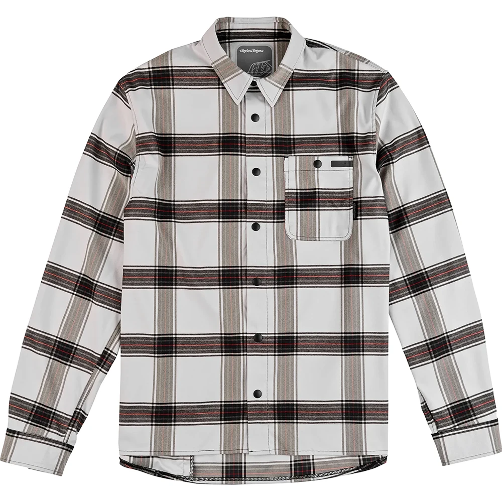 Troy Lee Designs Grind Flannel YD Plaid Mist рубашка