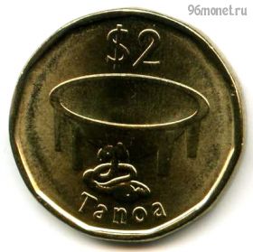Фиджи 2 доллара 2012