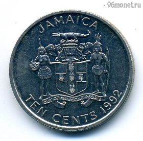 Ямайка 10 центов 1992