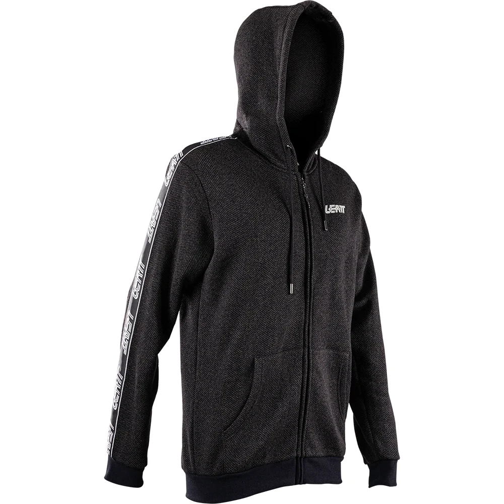 Leatt Tech Zip Hoodie Black толстовка