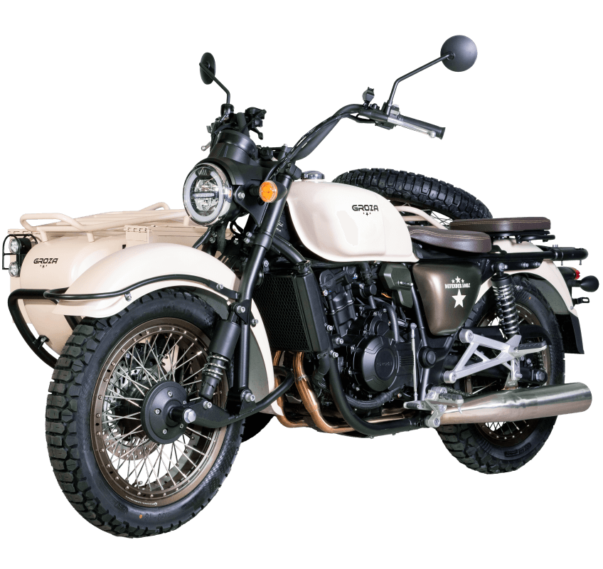 Мотоцикл с коляской GROZA DEFENDER 500 LC (4T EFI- Жидкостное Охл.) (2024 г.) ПТС