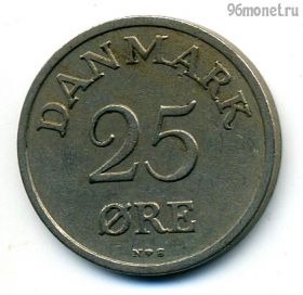 Дания 25 эре 1949 N-S