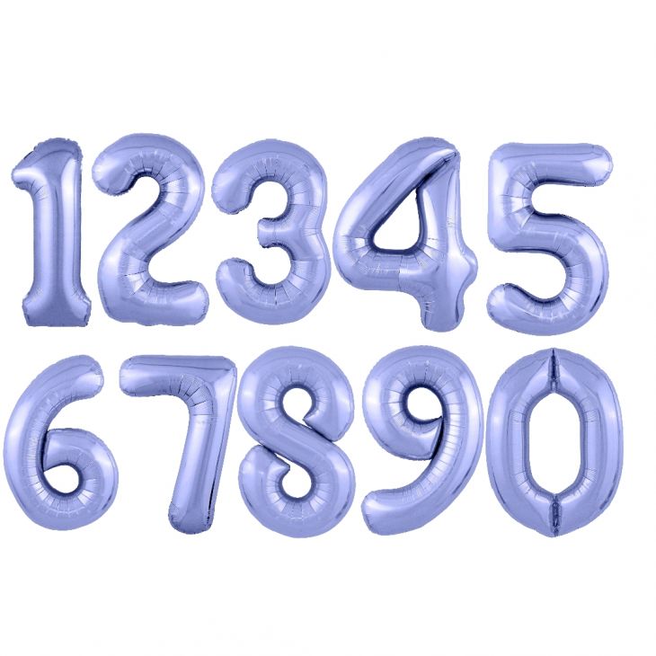 Цифра, Сиреневый (40''/102 см)