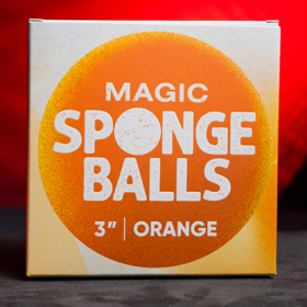 Magic Sponge Balls 4 шт ОРАНЖЕВЫЕ 3" by Murphy's Magic