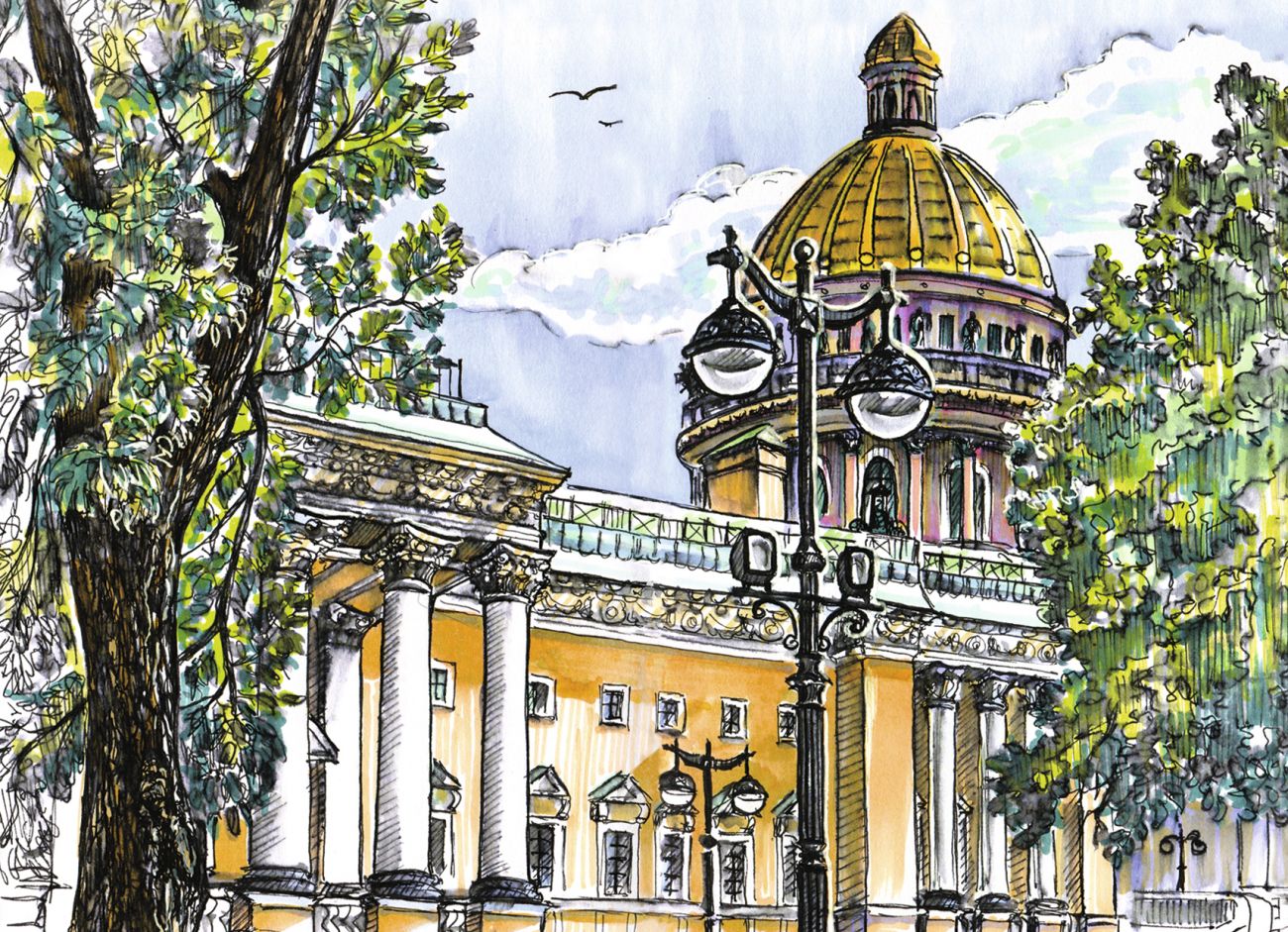 Санкт-Петербург. Купол Исаакия