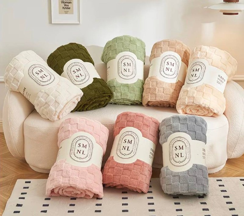 Փափուկ Պլեդ-Ծածկոց Ռելիեֆային Նախշով - Soft Plush Throw