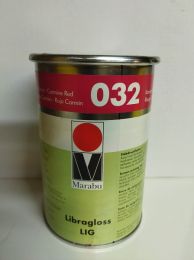 Краска MARABU серии Libragloss LIG 032 Carmine Red (Красный) 1кг. Распродажа!