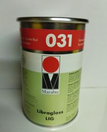 Краска MARABU серии Libragloss LIG 031 Scarlet Red (Красный) 1кг. Распродажа!