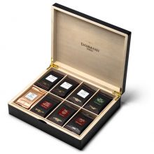 Набор чая подарочный Dammann Frères Les Sachets Cristal в деревянном ящике - 8 видов в пакетиках (Франция)