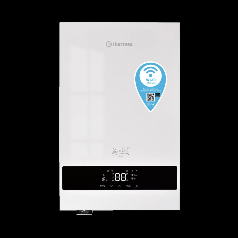 Котел электрический Boss 12 Wi-Fi White, настенный Thermex