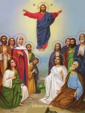 Вознесение Господне Икона печатная (холст на дереве)