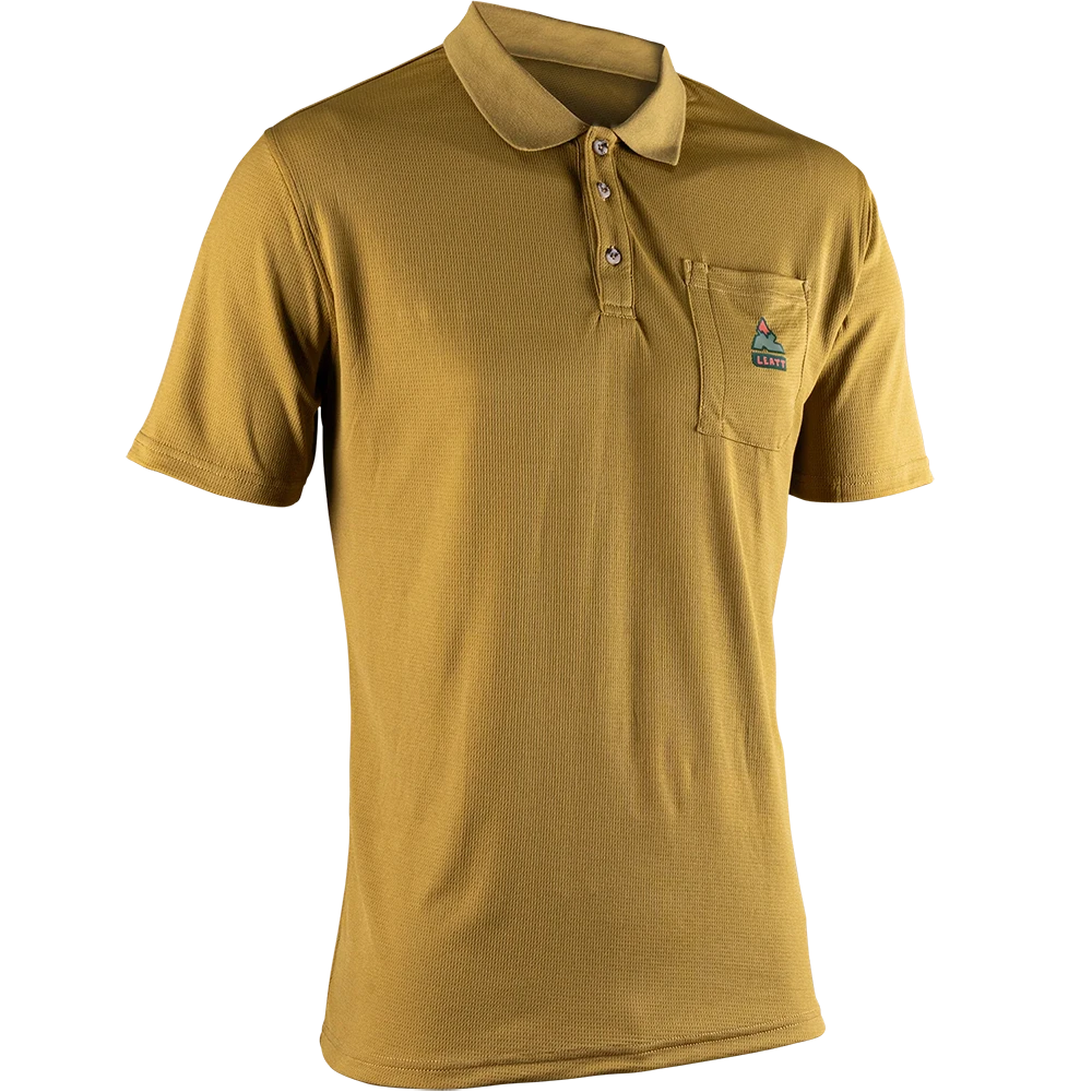 Leatt Team Polo Shirt Brass Brown футболка поло
