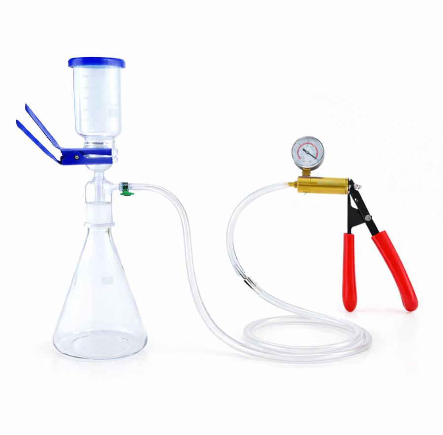 Система вакуумной фильтрации - "MicroFilter" на 2000 мл + ручной насос, 0 - 30 PSI