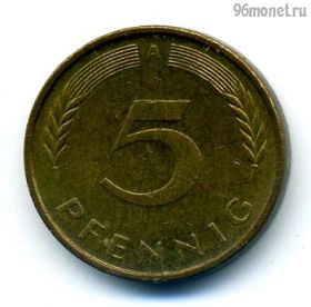 ФРГ 5 пфеннигов 1996 А