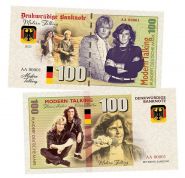 100 марок — Германия. Modern Talking. Памятная банкнота. UNC Msh Oz WB