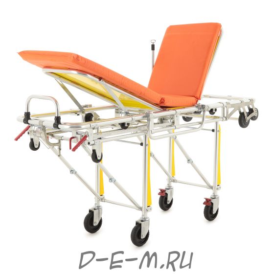 Каталка для автомобилей скорой медицинской помощи Med-Mos ММ-А3 СП-1НФ со съемными носилками