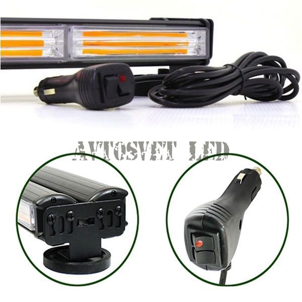 Балка спец сигнал проблесковая AH-31COB оранжевая