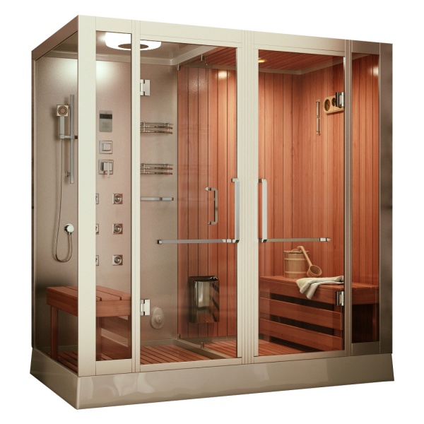 Изображение Душевая кабина Frank F920 R 200х130 с финской сауной