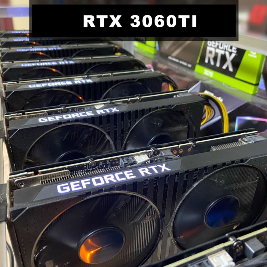 Майнинг Ферма NVIDIA RTX 3060 Ti 4-6-8-12 видеокарт