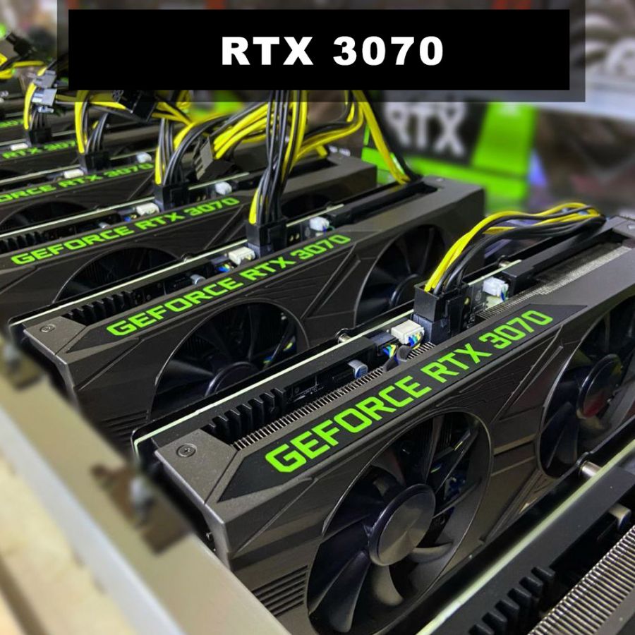 Майнинг Ферма NVIDIA RTX 3070 4-6-8-12 видеокарт