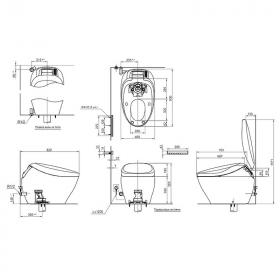 Унитаз Toto Neorest CS901VR#NW1 с бидеткой и сиденьем микролифт ФОТО