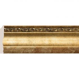 Багет Cosca Плинтус 95 Античное Золото 153-552 Д240хШ1.4х9.5см  / Коска.