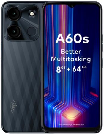 Смартфон ITEL A60s 128GB Черный RU RU