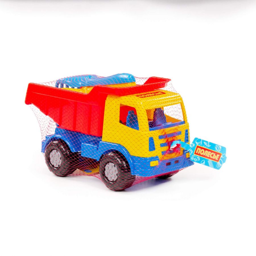 Набор №183: "Мираж", автомобиль-самосвал + лопатка №5, грабельки №5