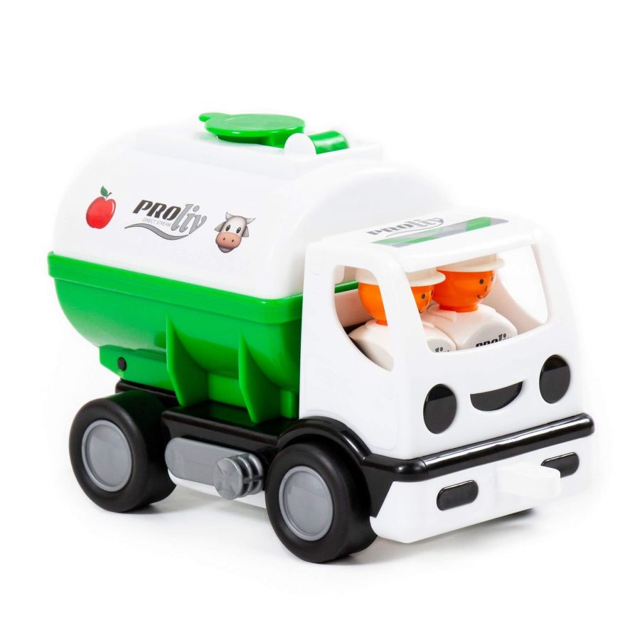 Автомобиль с цистерной "Мой первый грузовик" "PROliv" (зелёный) (в сеточке)