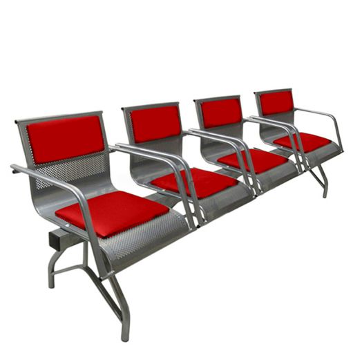 Многоместная секция Стайл-М, 4-х местная (Красная)