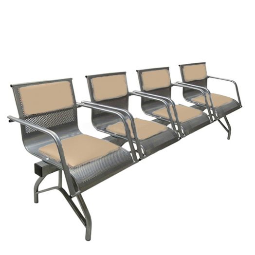 Многоместная секция Стайл-М, 4-х местная (Бежевая)