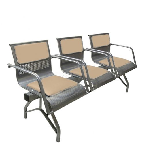 Многоместная секция Стайл-М, 3-х местная (Бежевая)