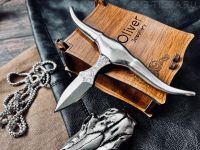Нож Bull Head дамаск
