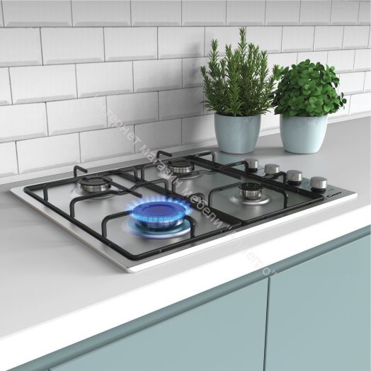 Газовая варочная панель CANDY CHW6LX нержавеющая сталь