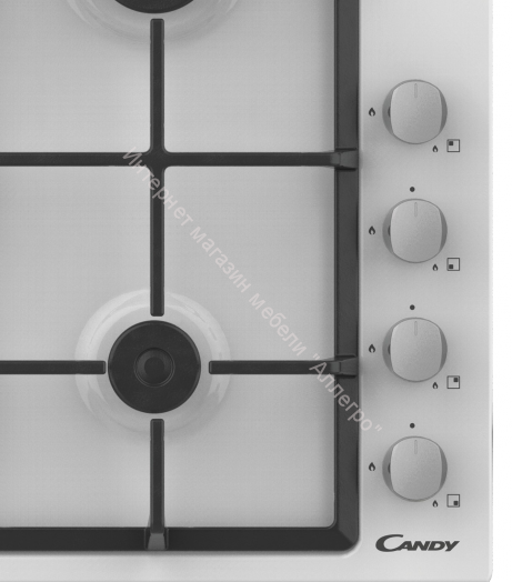 Газовая варочная панель CANDY CHG6LW белая