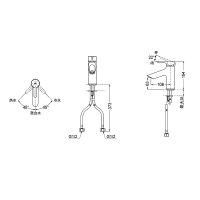 Смеситель для раковины Toto MH TLS01303R схема 2