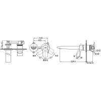 Смеситель для раковины Toto MH/Neorest TLG04310R схема 2