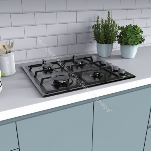 Газовая варочная панель Candy CHG6LB черный