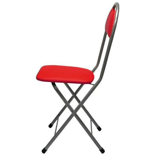 Складной стул  ДУГА (Цвет обивки Красный)