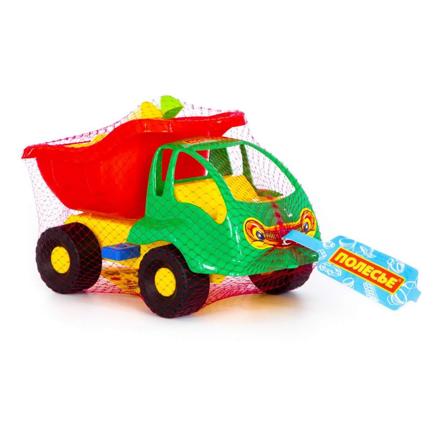 Набор №51: "Муравей", автомобиль-самосвал + совок №2, грабельки №2