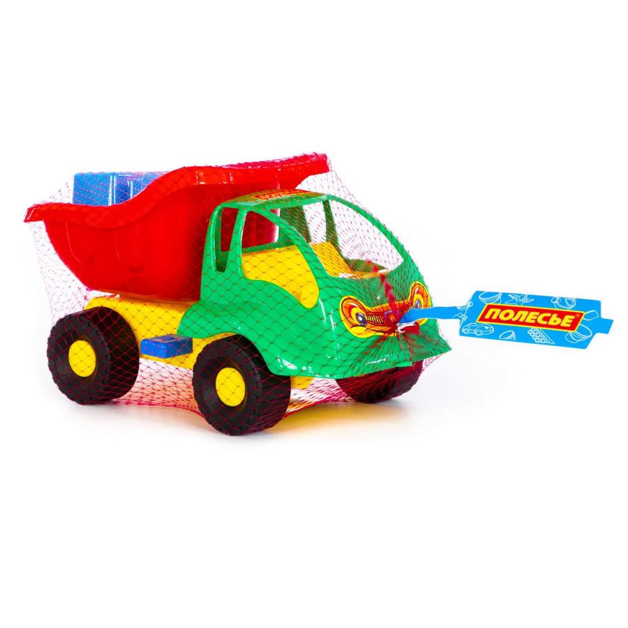 Набор №50: "Муравей", автомобиль-самосвал + формочки (самосвал + паровоз)