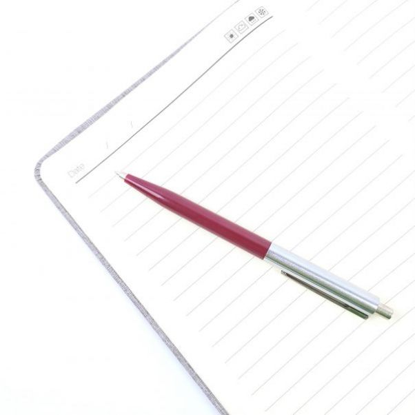 Бордовые ручки Senator Point Metal