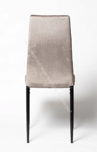 Кухонный стул "DC 4032B" Серый велюр/опоры чёрные (G062-38)